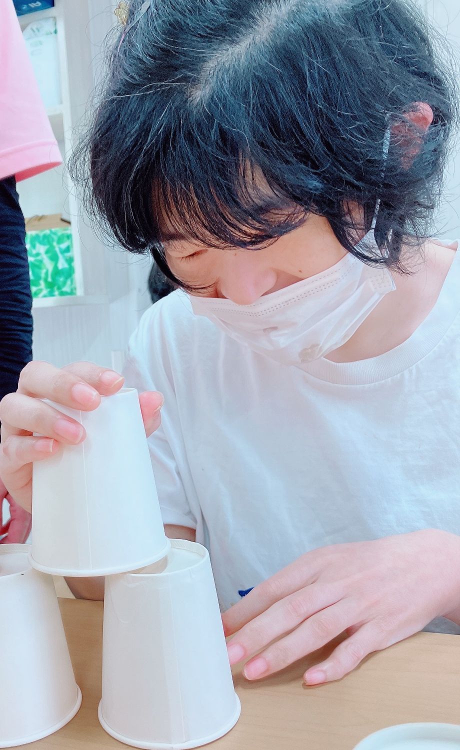 紙コップタワー＼(^o^)／