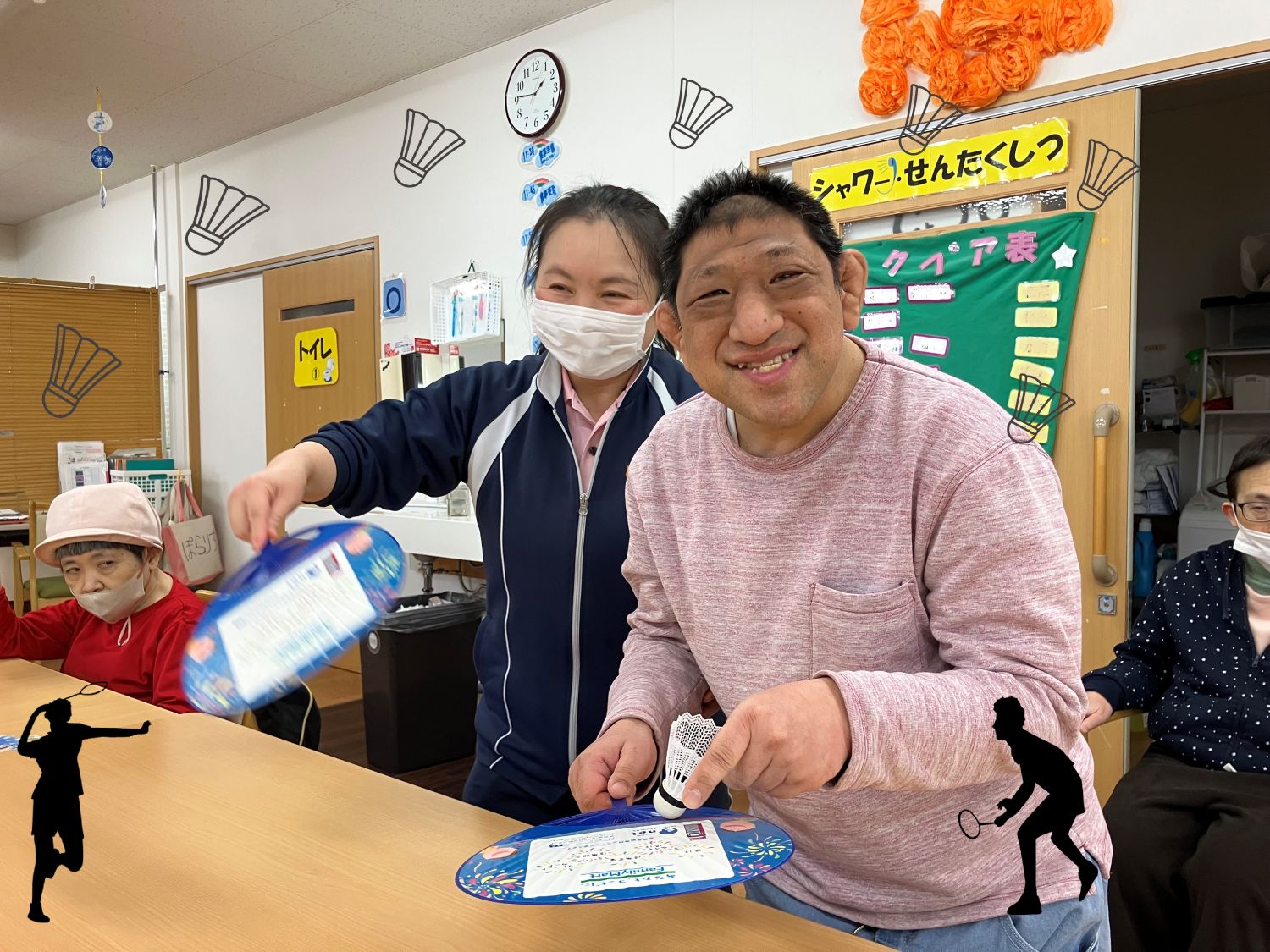 【ぽらりす】バトミントン大会!